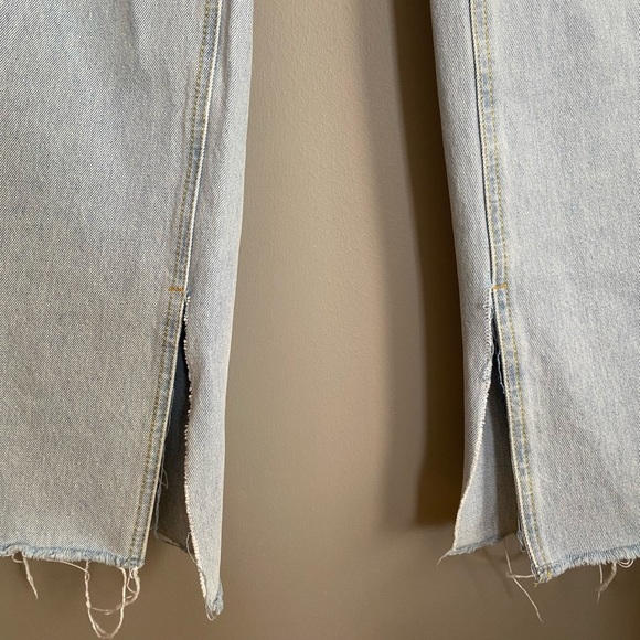 Anthropologie Avec Les Filles Distressed with Slits Size 28 - Picture 6 of 9